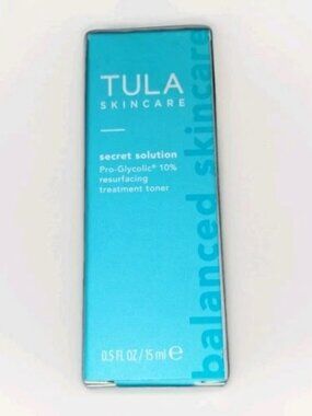 Tula Secret Solution Pro-Glycolic 10% Resurfacing Treatment Toner -.5 oz